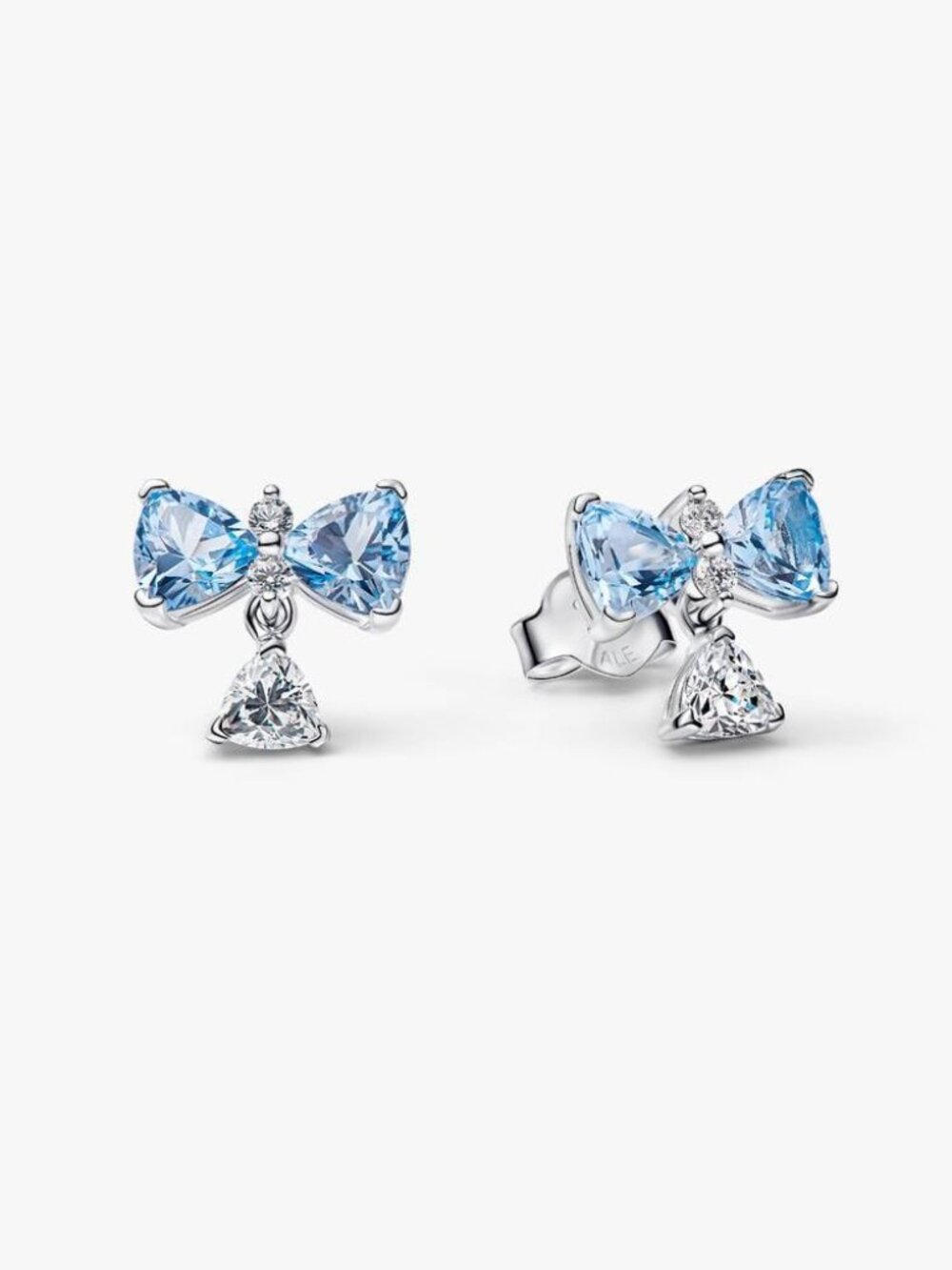 Pandora Bridgerton Blue Bow Stud Earrings